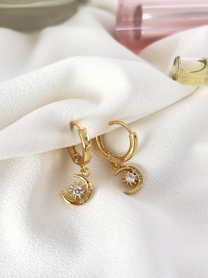 To The Moon & Back Hoops