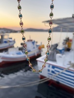 Gold Colorful Eyes Choker - Image 2