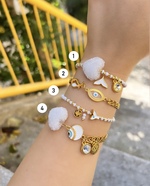 Blanche & Gold Bracelets - Image 2
