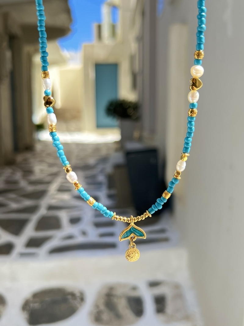 Turquoise Mermaid Necklace
