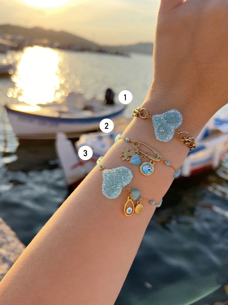 Sparkly Hearts Bracelets