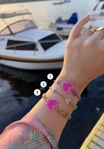 Butterfly & Hearts Bracelets - Image 2