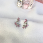 Pink Waterdrop Earrings