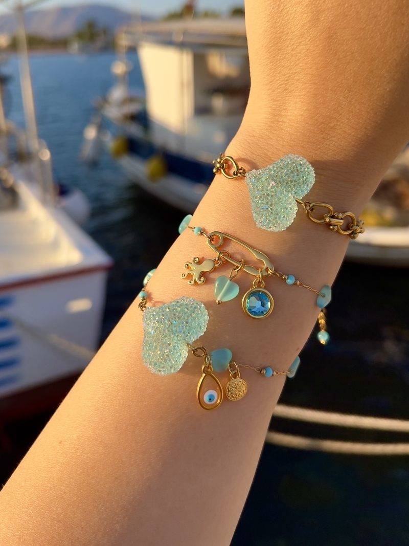 Sparkly Hearts Bracelets