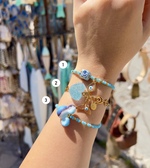 Baby Blue Mickey & Hearts Bracelets - Image 2