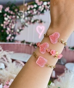 Peachy & Sparkly  Bracelets
