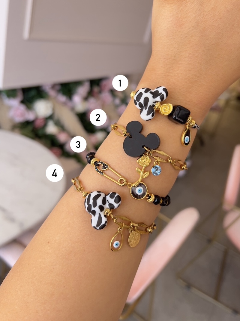 Black Mickey Bracelets