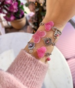 Silver Daisy Bracelet