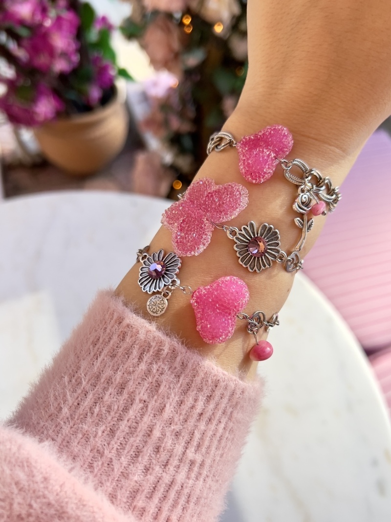 Silver Daisy Bracelet