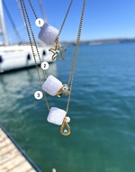 White Sugar Cube Necklace - Image 2