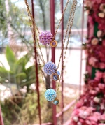 Sparkly Flower Necklace