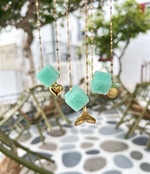 Mint Sugar Cube Necklace