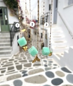 Mint Sugar Cube Necklace - Image 2