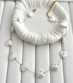 Pearly Heart Chain