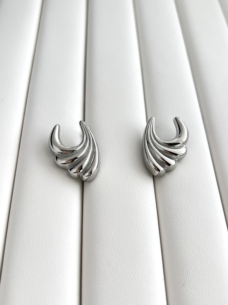 Silver Shell Earrings