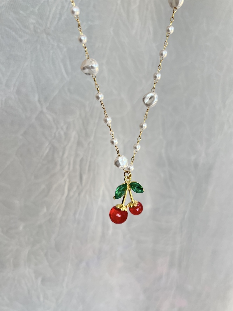 Red Cherry Necklace