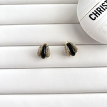 Black Zircon Earrings