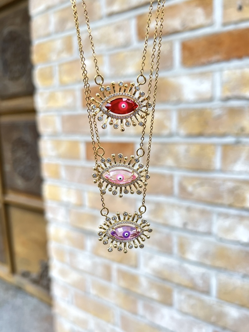 Glam Eyes Necklace