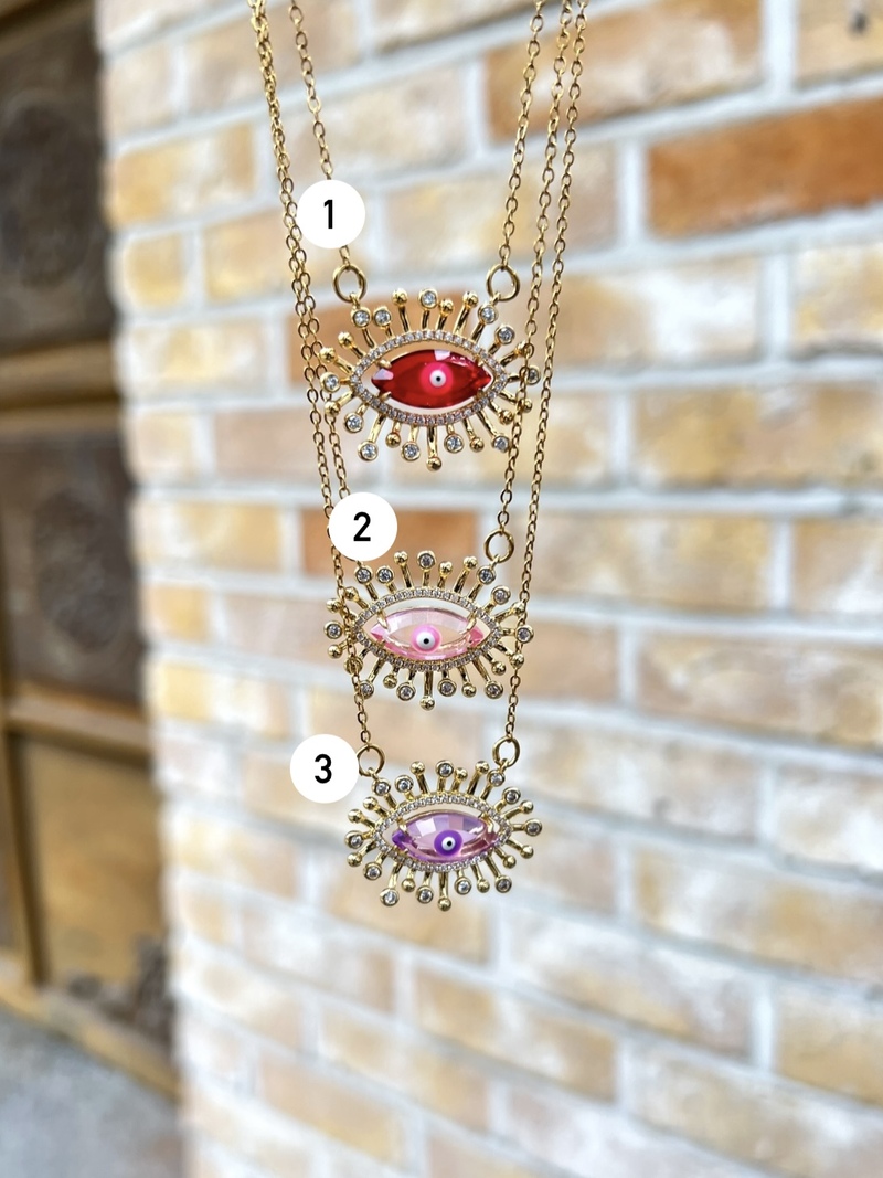 Glam Eyes Necklace