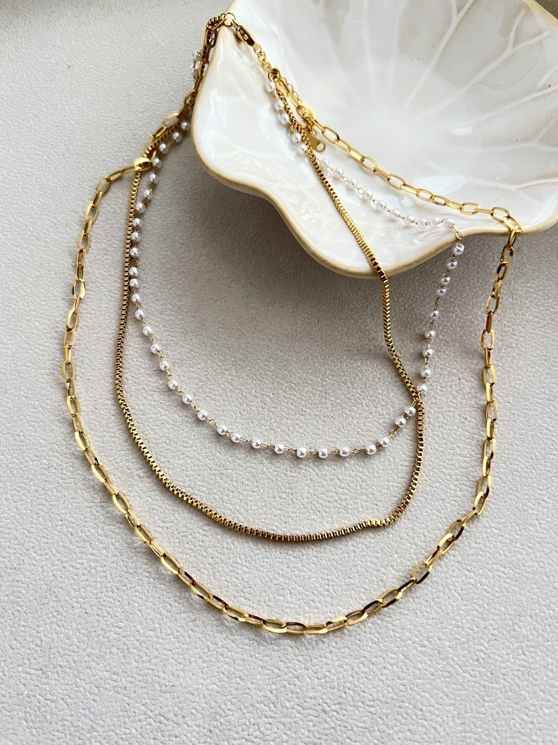 Triple Chain Necklace