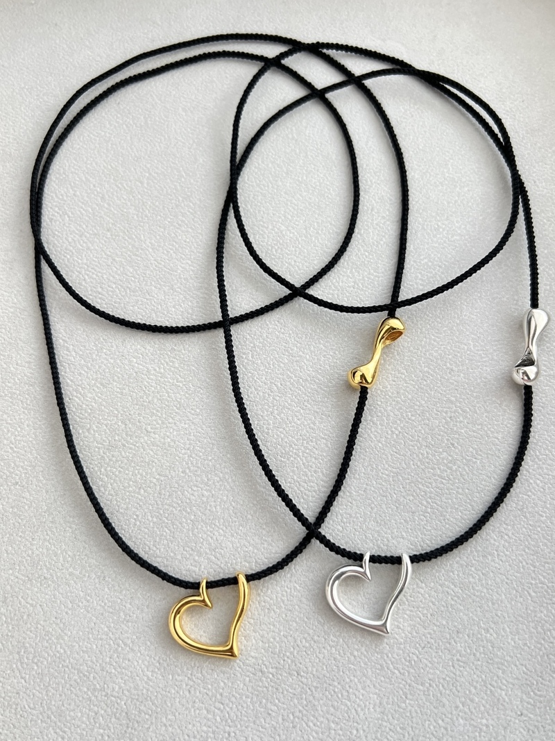 Heart Rope Necklace