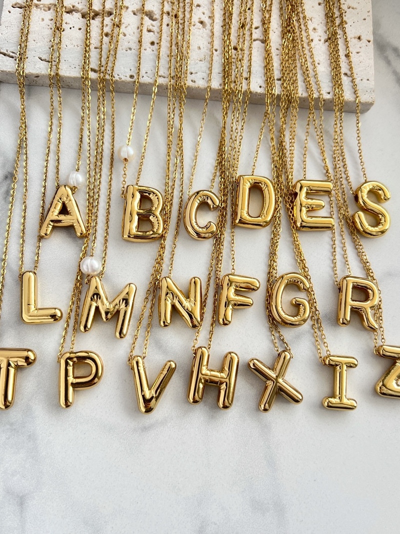 Initial Balloon Necklace