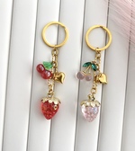 Cherry & Strawberry Keychain