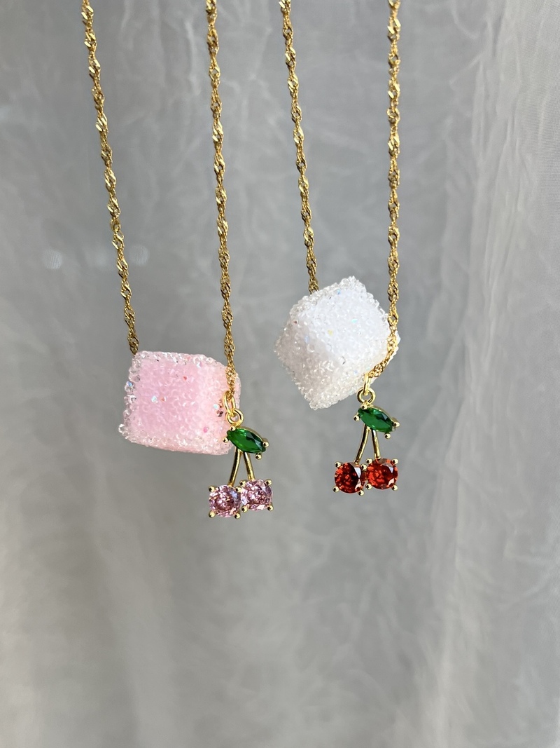 Candy Cherry Necklace