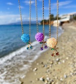 Colorful Cherry Necklace