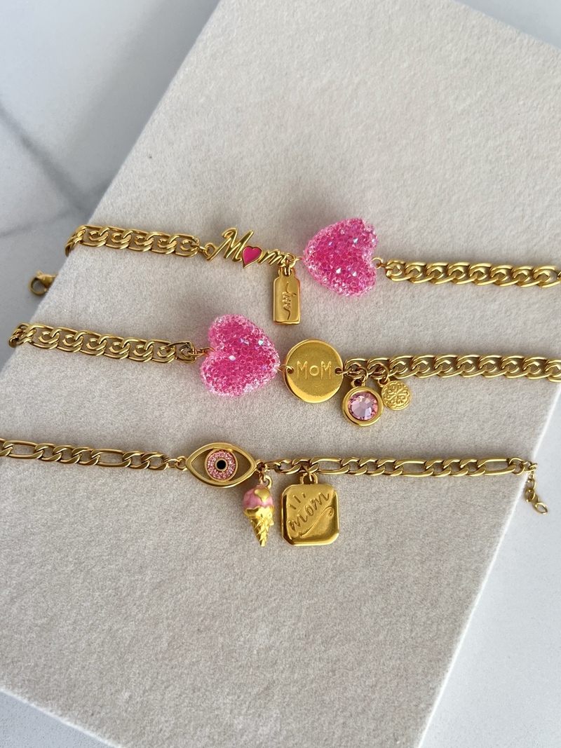 Pink Mom Bracelets