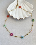 Colorful Daisy Necklace
