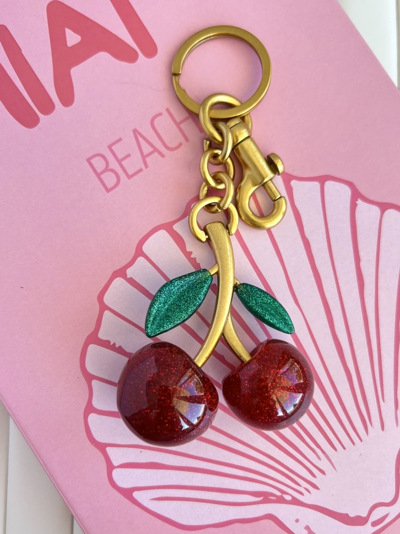 Red Cherry Keychain