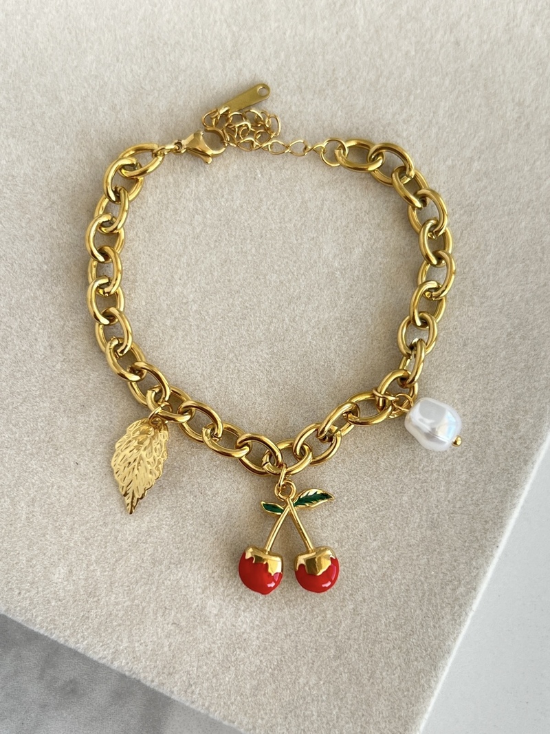 Cherries & Cream Bracelet