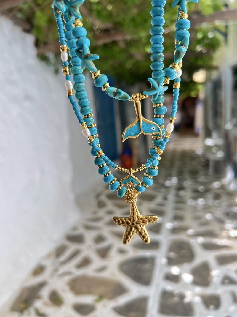Turquoise Mermaid Necklace