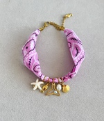 Pink Bandana Anklet