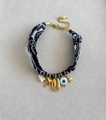 Black Bandana Anklet - Image 2