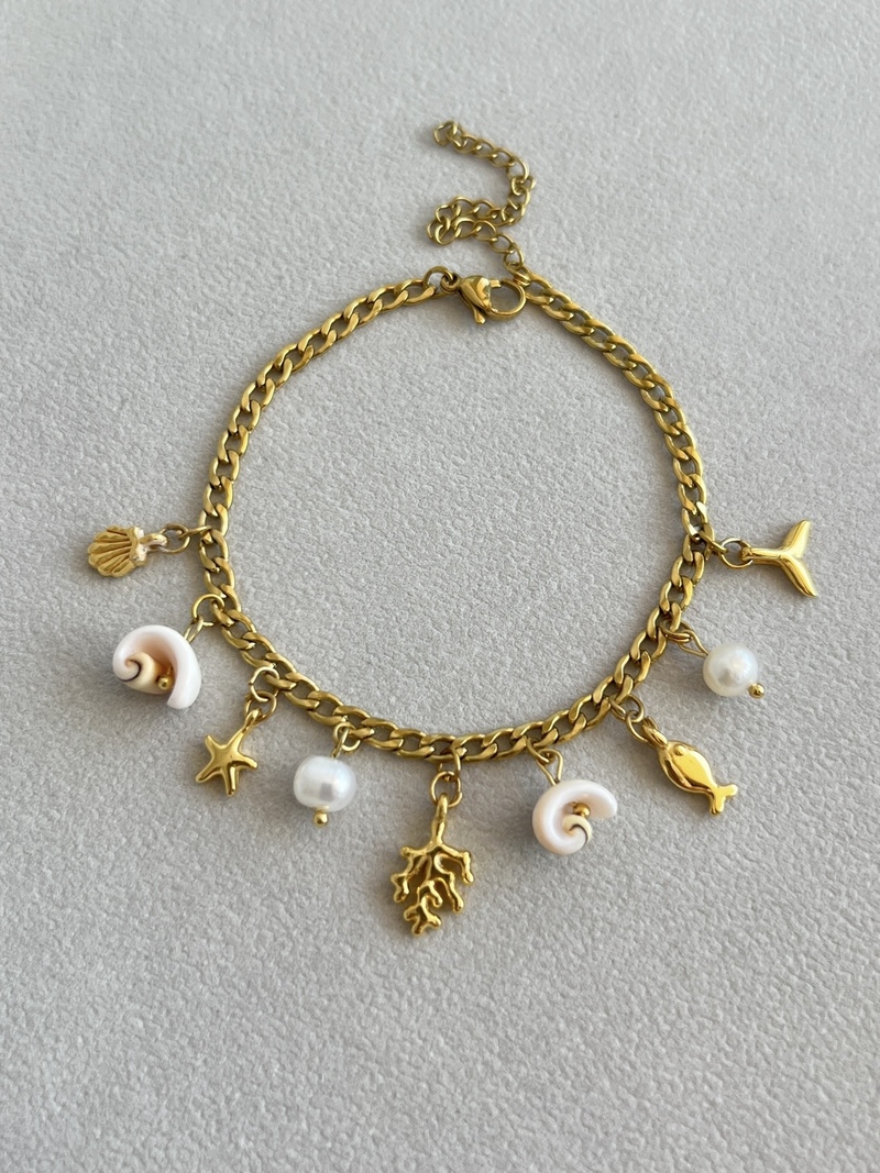 Ocean Shell Anklet