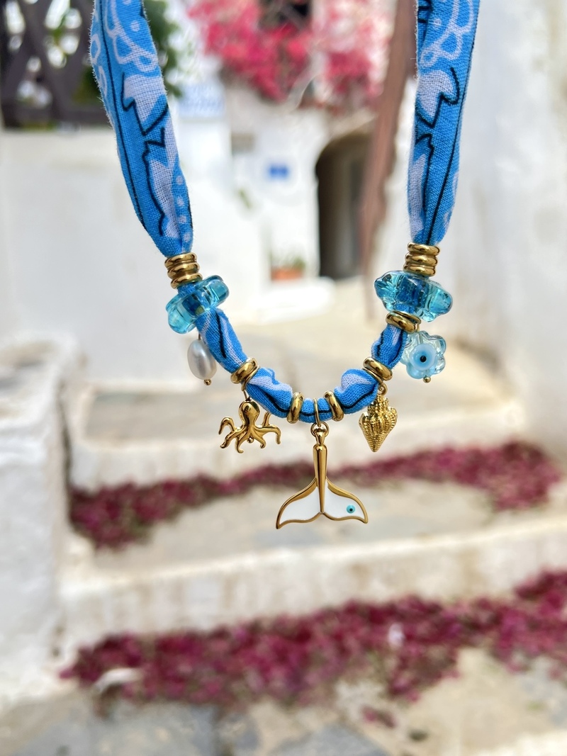 Sea Dream Bandana Necklace