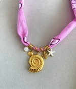 Pink Bandana Necklace