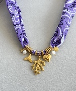 Purple Bandana Necklace