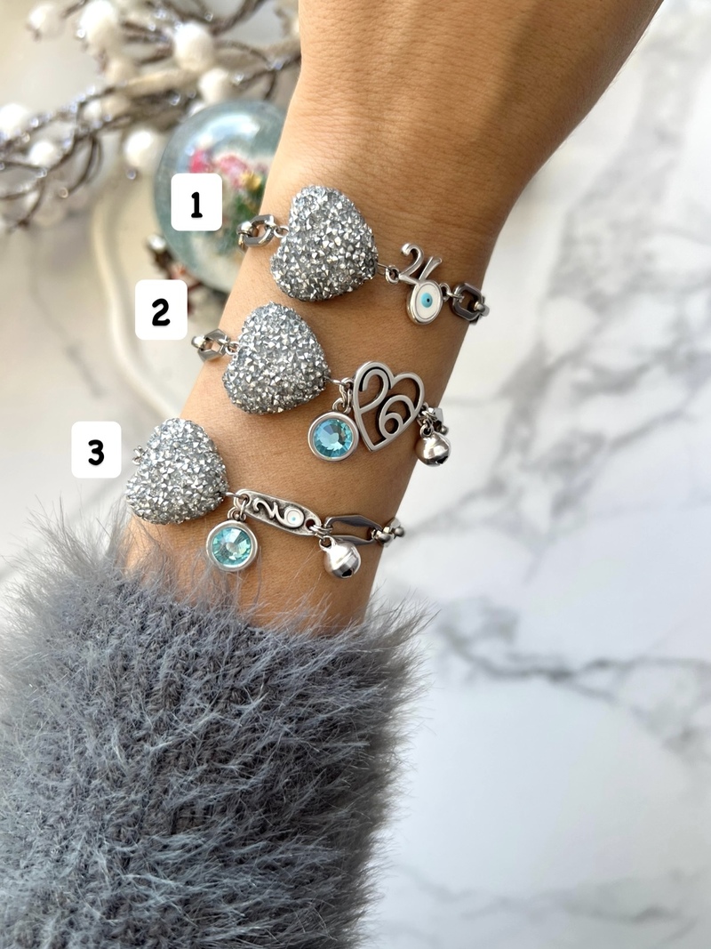Silver Frosty Bracelets