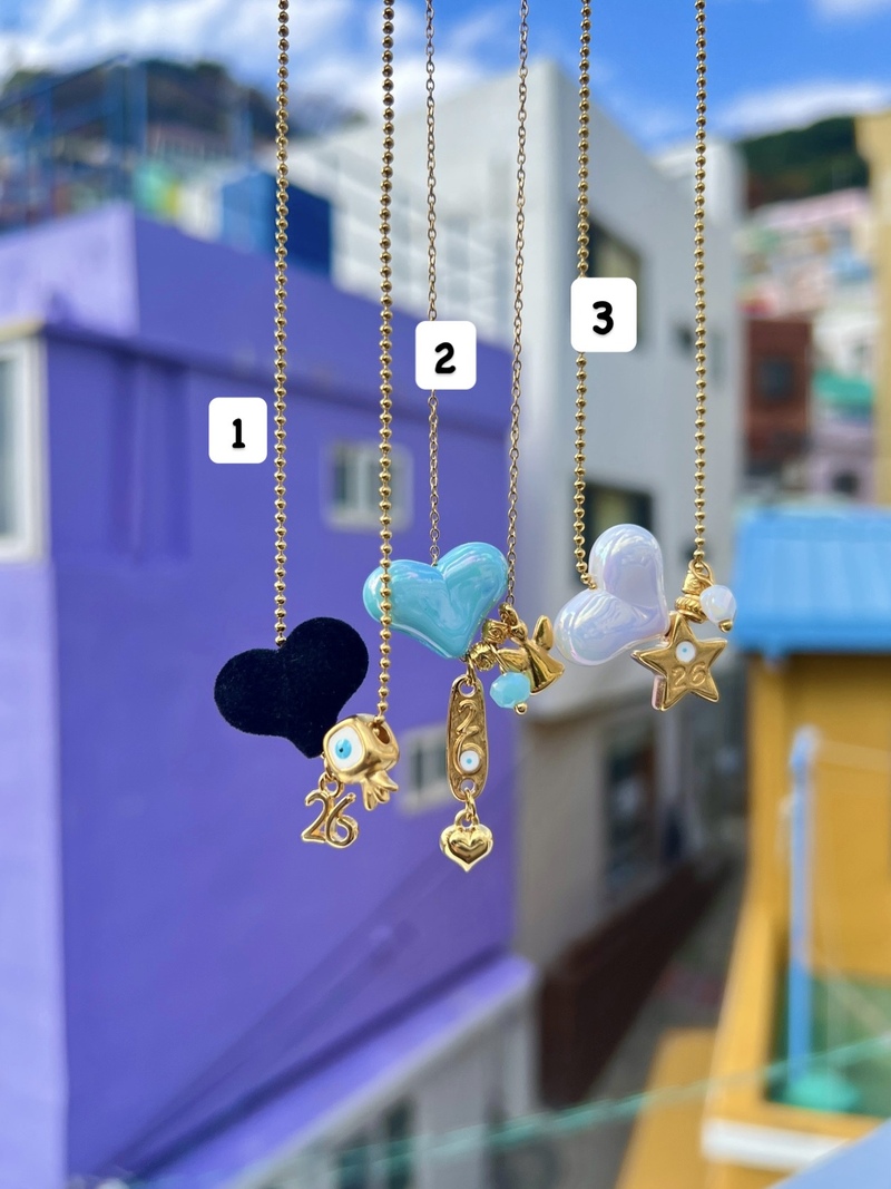 Christmas Hearts Necklace