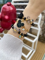 Black Christmas Mickey Bracelets - Image 3