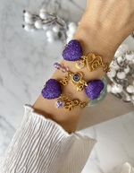 Purple Holiday Bracelets