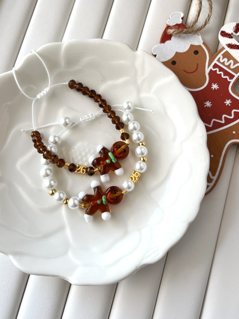 Gingerbread Man Bracelets