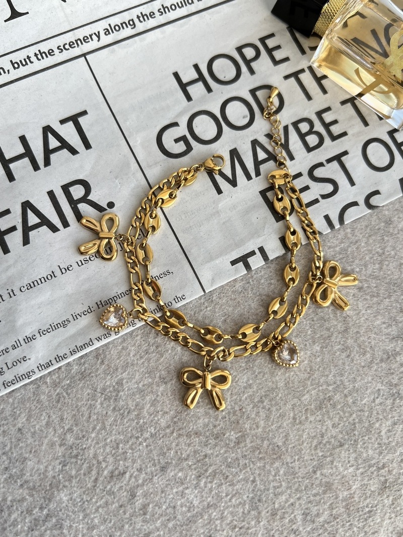 Bows & Hearts Bracelet