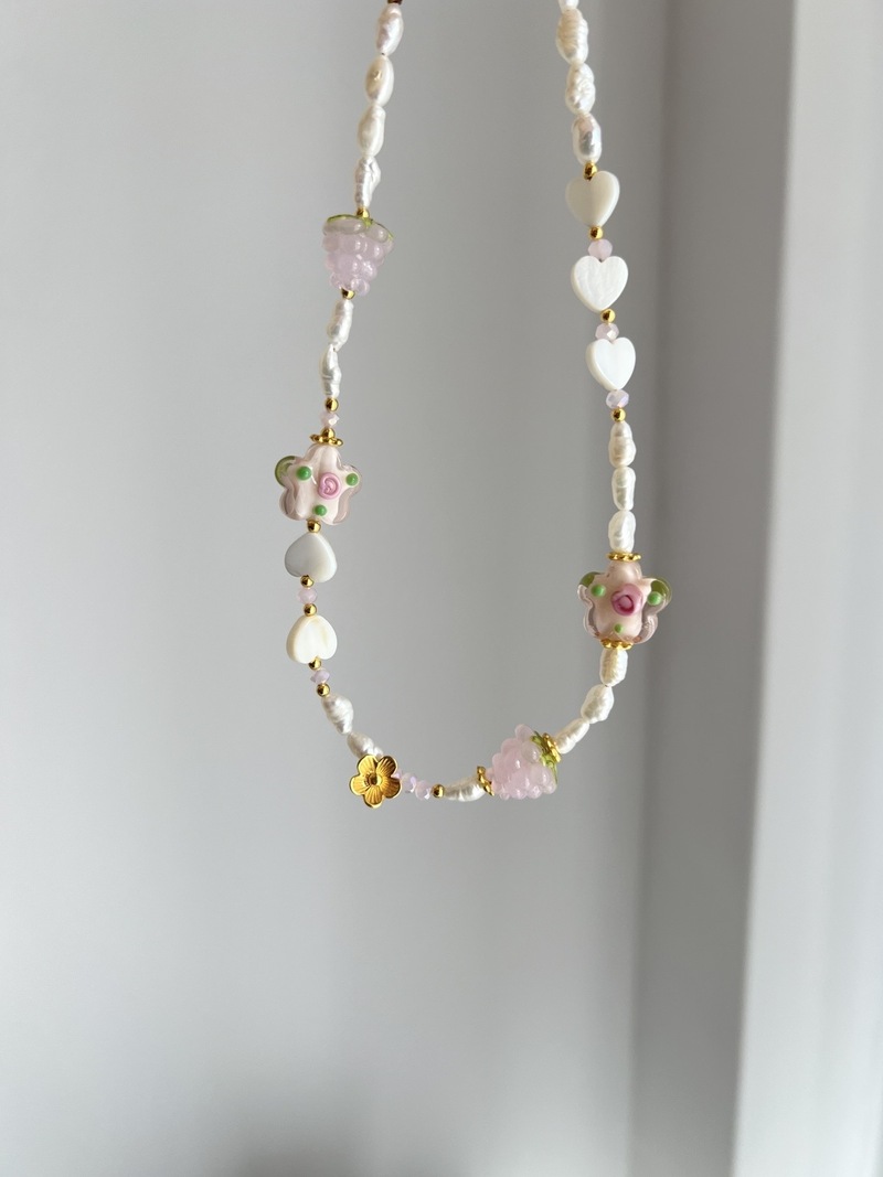 Pink Petals Necklace