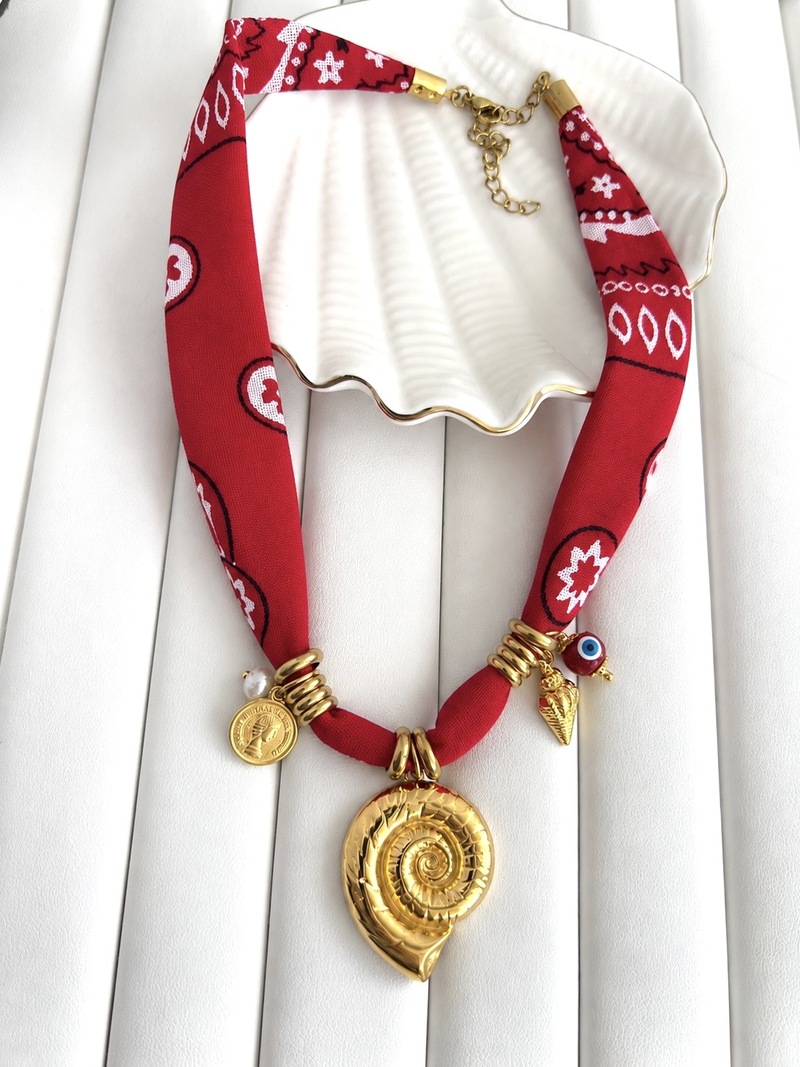 Red Bandana Necklace