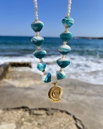 Turquoise Shelly Necklace