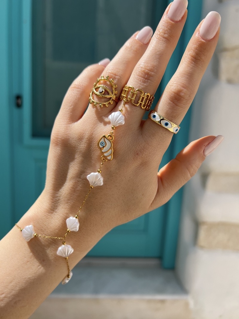 Wave Whisper Rings